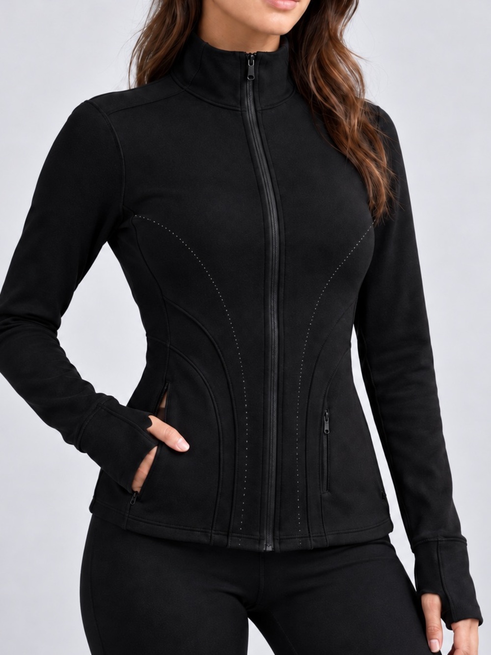 Lululemon Define Jacket Black – Fitted Zip Athletic Jacket